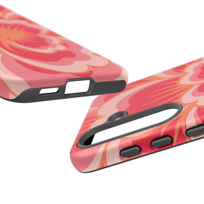 Bold Red Floral Phone Case – Vibrant Statement Cover