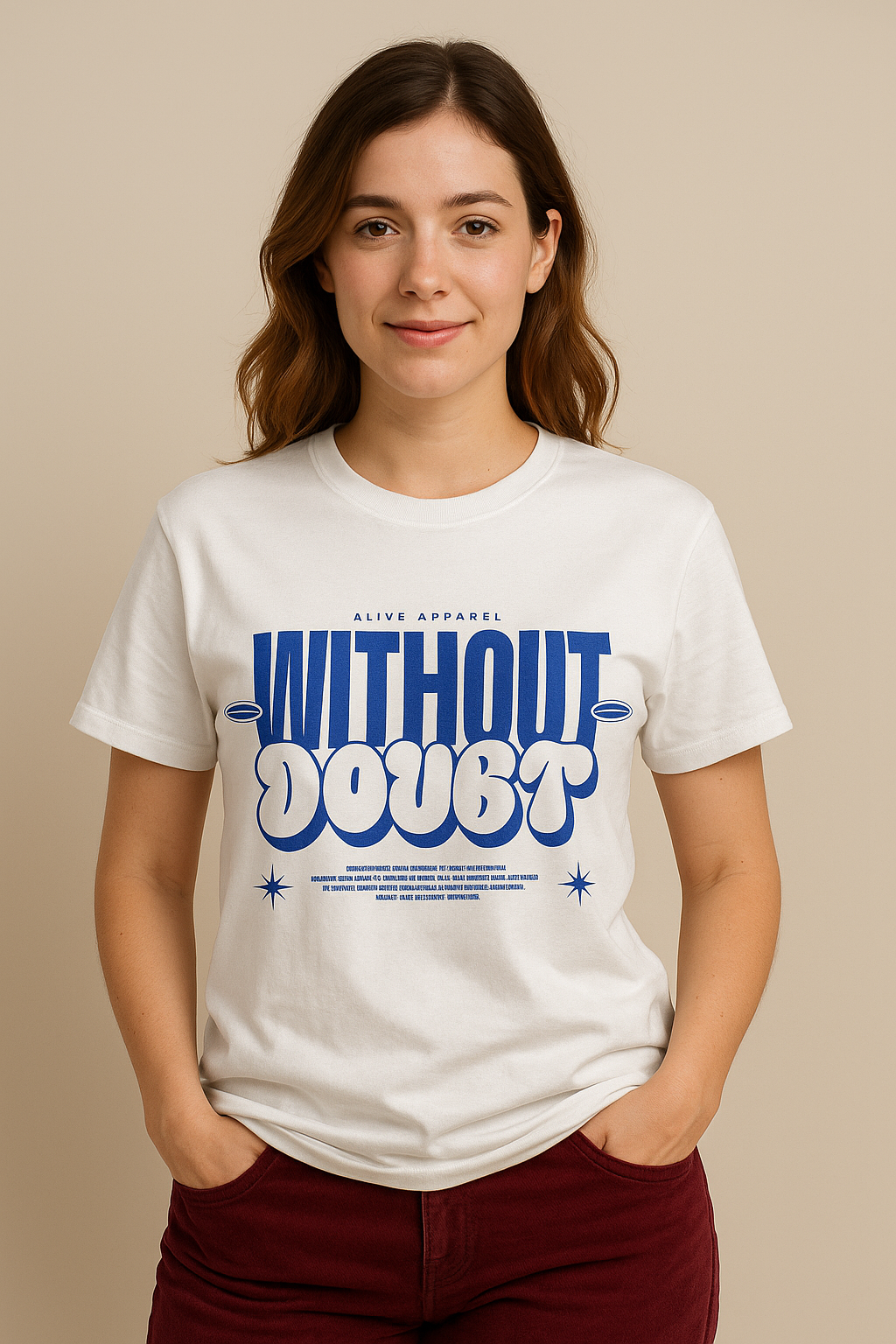 Without Doubt Graphic T-Shirt – Farah & Co.