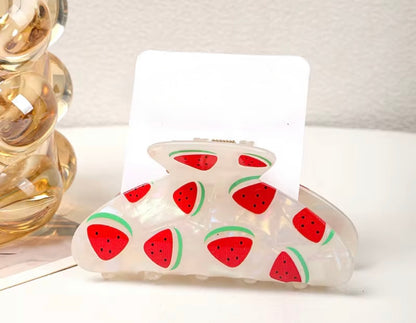 Fruit Collection Hair Claw Clips – 9 cm