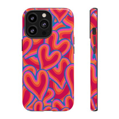Groovy Hearts Phone Case ❤️✨