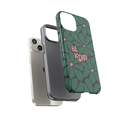 Be Kind Floral Phone Case – Protective & Stylish Case for iPhone/Android