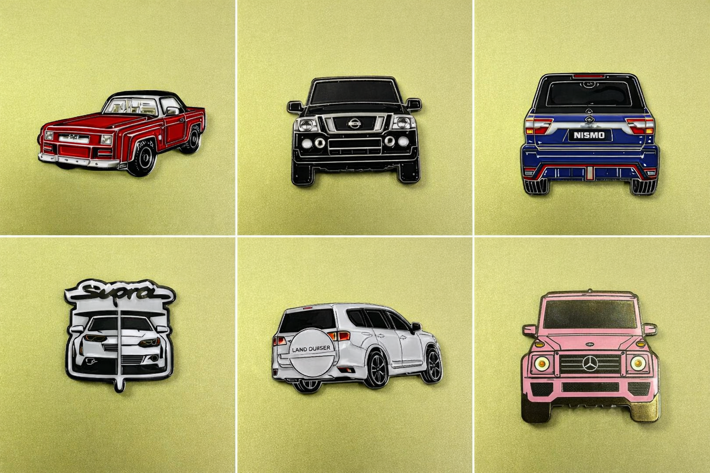 Car Aesthetic 3D Stickers 🚗