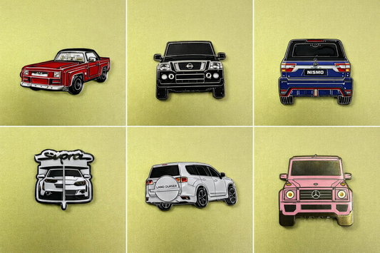 Car Aesthetic 3D Stickers 🚗
