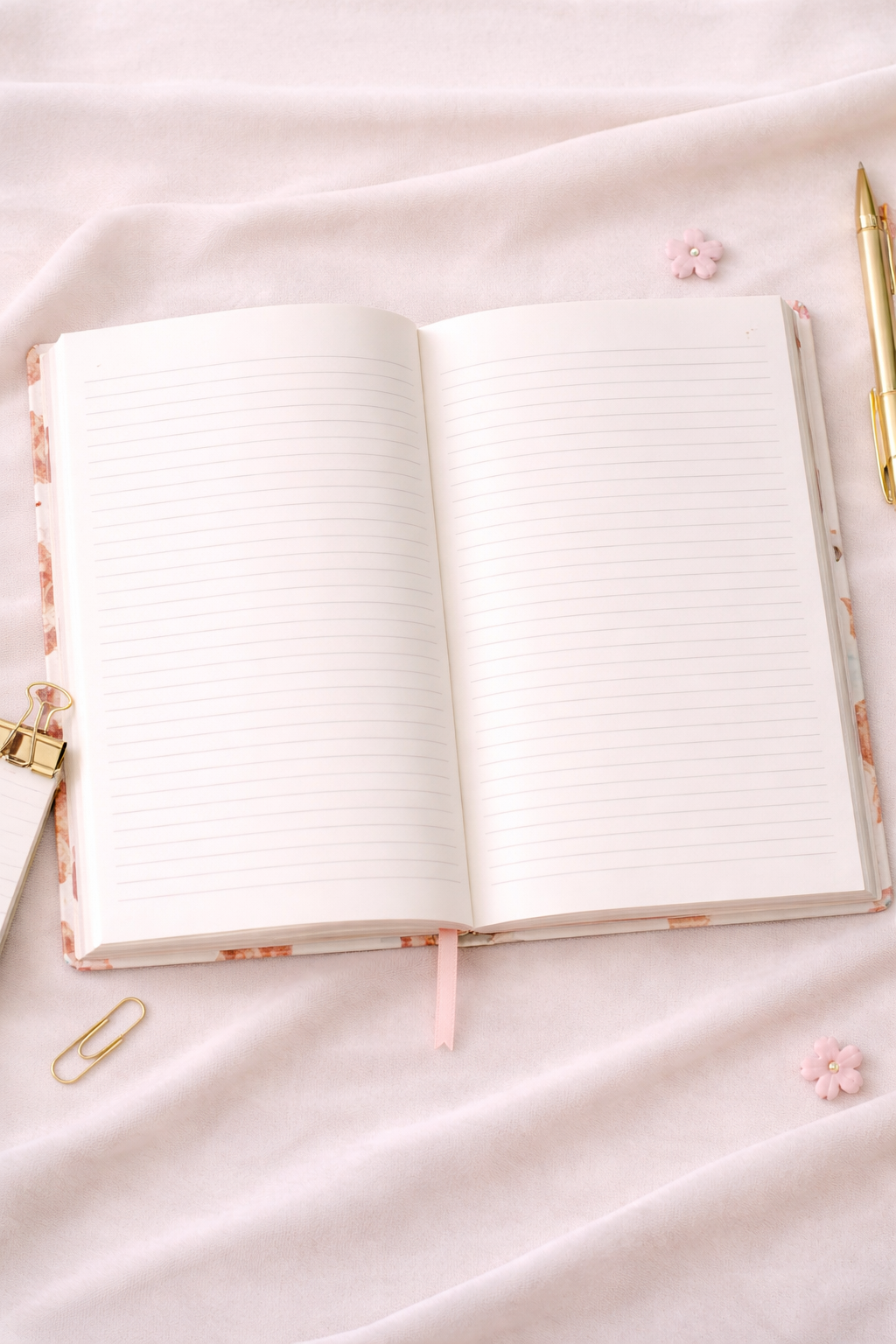 Cute Teddy Bear Notebook A4 | Hard Cover Journal | Ruled Pages | Kawaii Aesthetic Stationery Gift for Girls