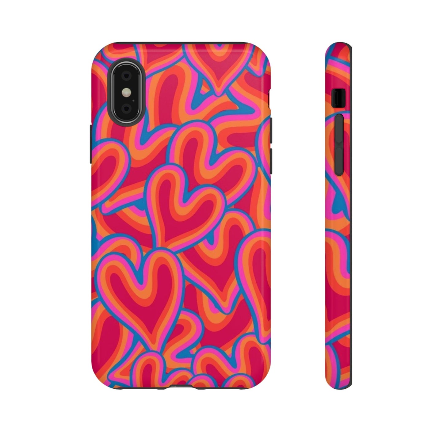 Groovy Hearts Phone Case ❤️✨