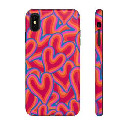 Groovy Hearts Phone Case ❤️✨