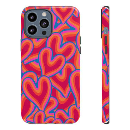Groovy Hearts Phone Case ❤️✨