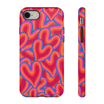 Groovy Hearts Phone Case ❤️✨
