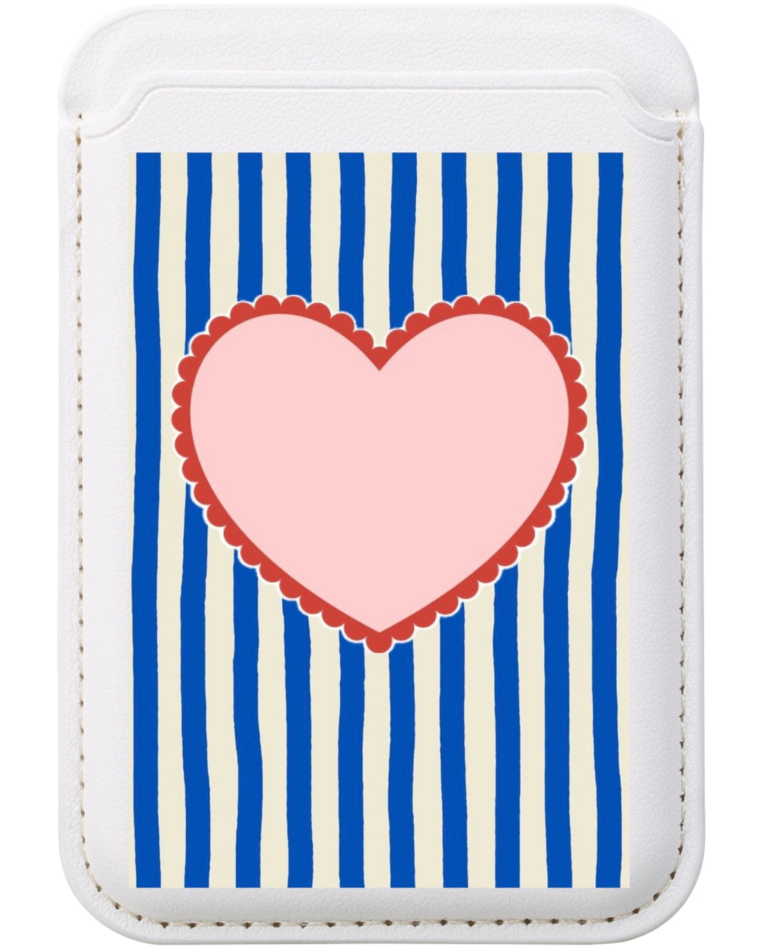 Heart Stripes Card Holder