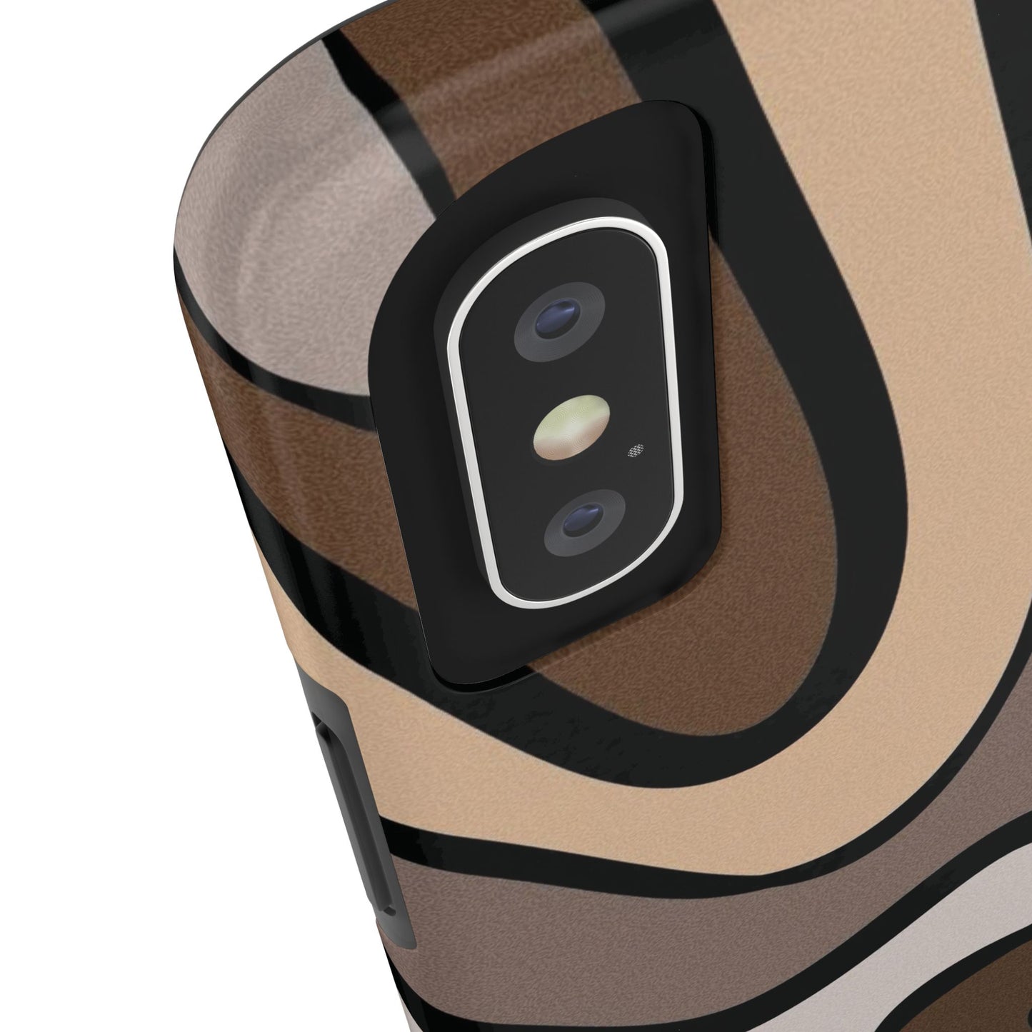 Retro Abstract Swirl Phone Case – 70s Aesthetic Vibes