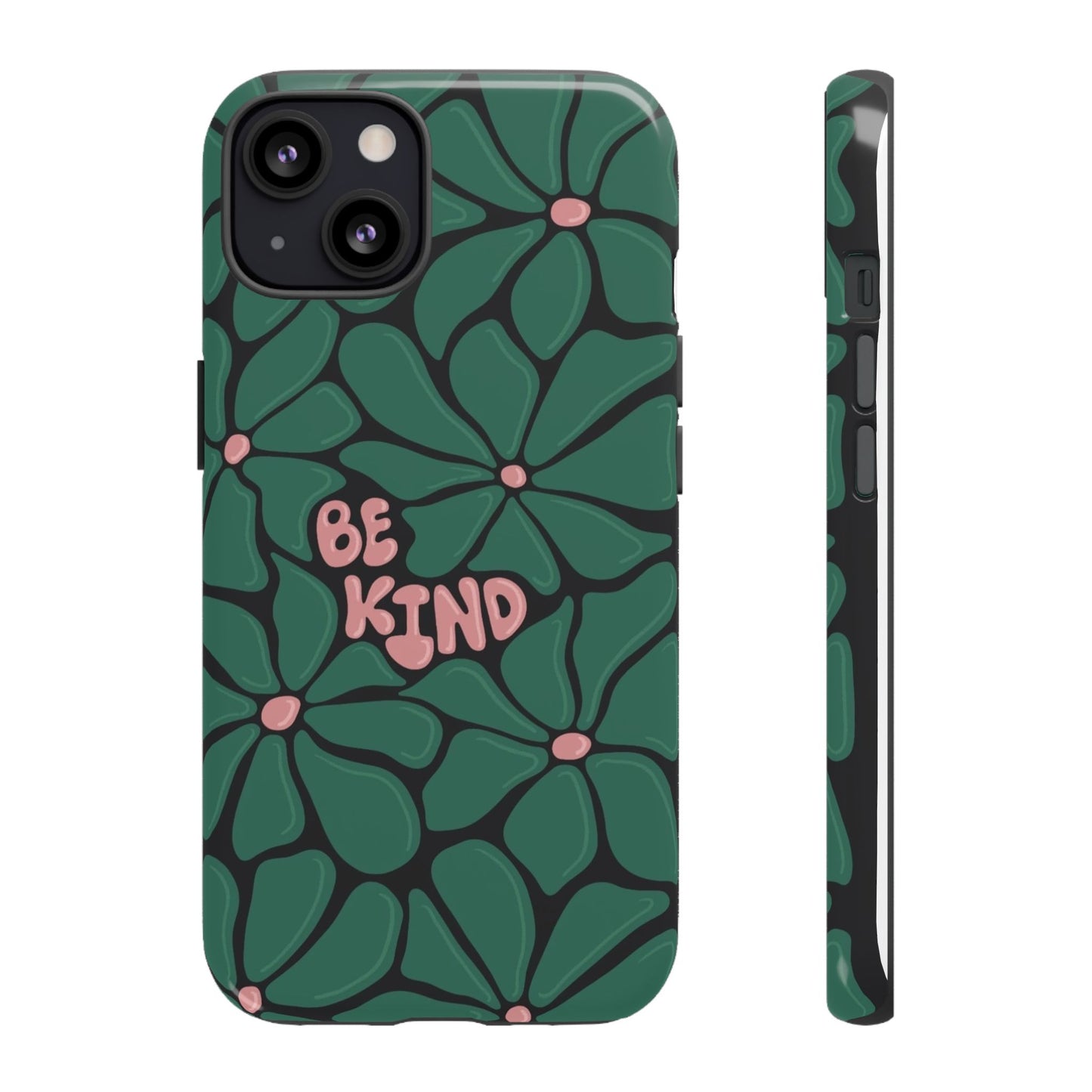 Be Kind Floral Phone Case – Protective & Stylish Case for iPhone/Android