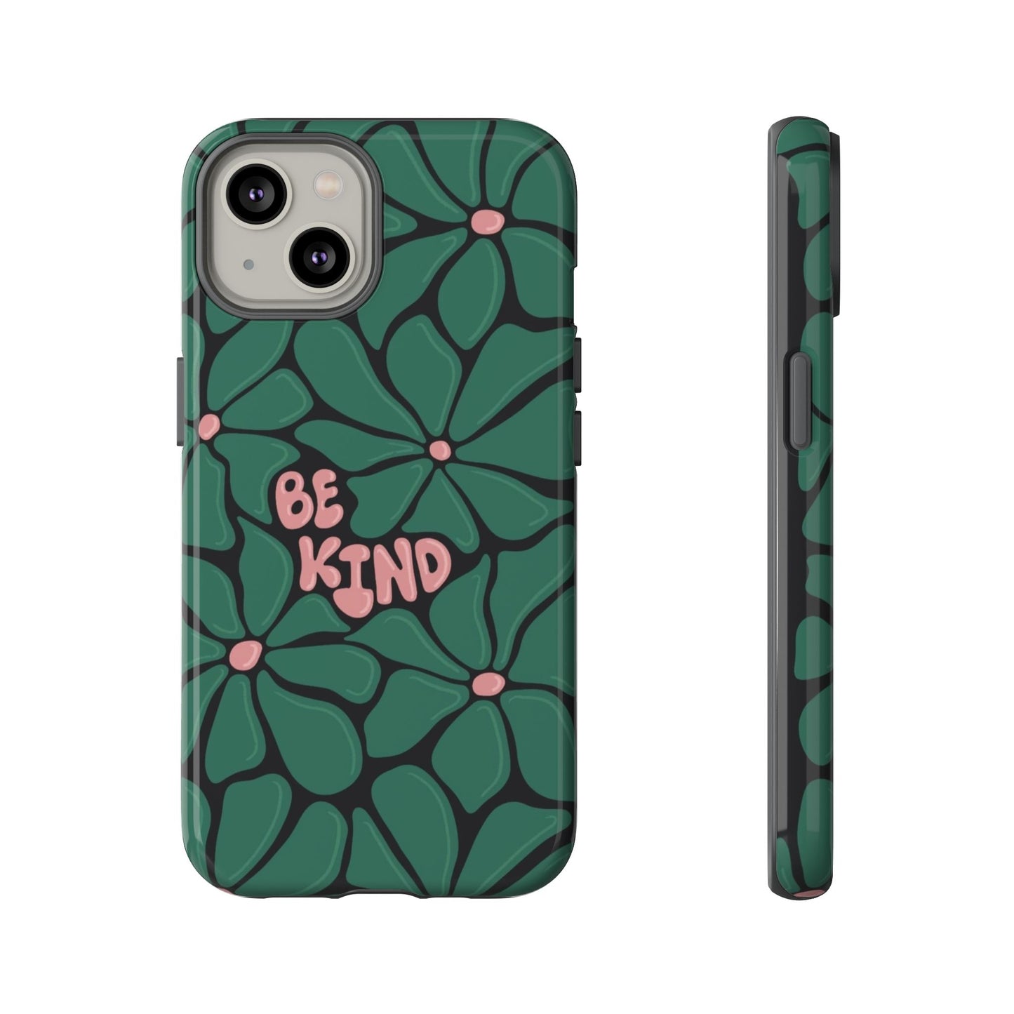 Be Kind Floral Phone Case – Protective & Stylish Case for iPhone/Android