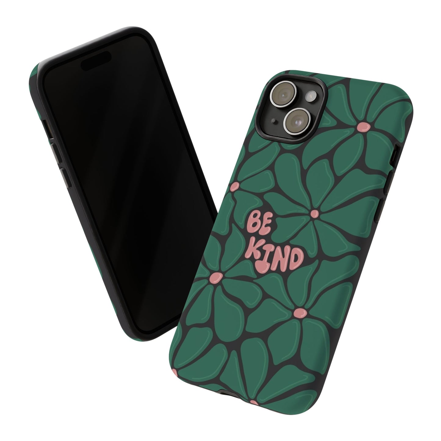 Be Kind Floral Phone Case – Protective & Stylish Case for iPhone/Android