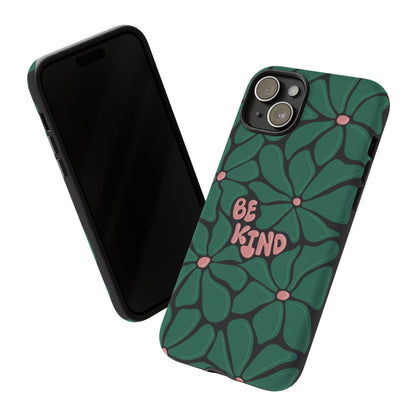 Be Kind Floral Phone Case – Protective & Stylish Case for iPhone/Android