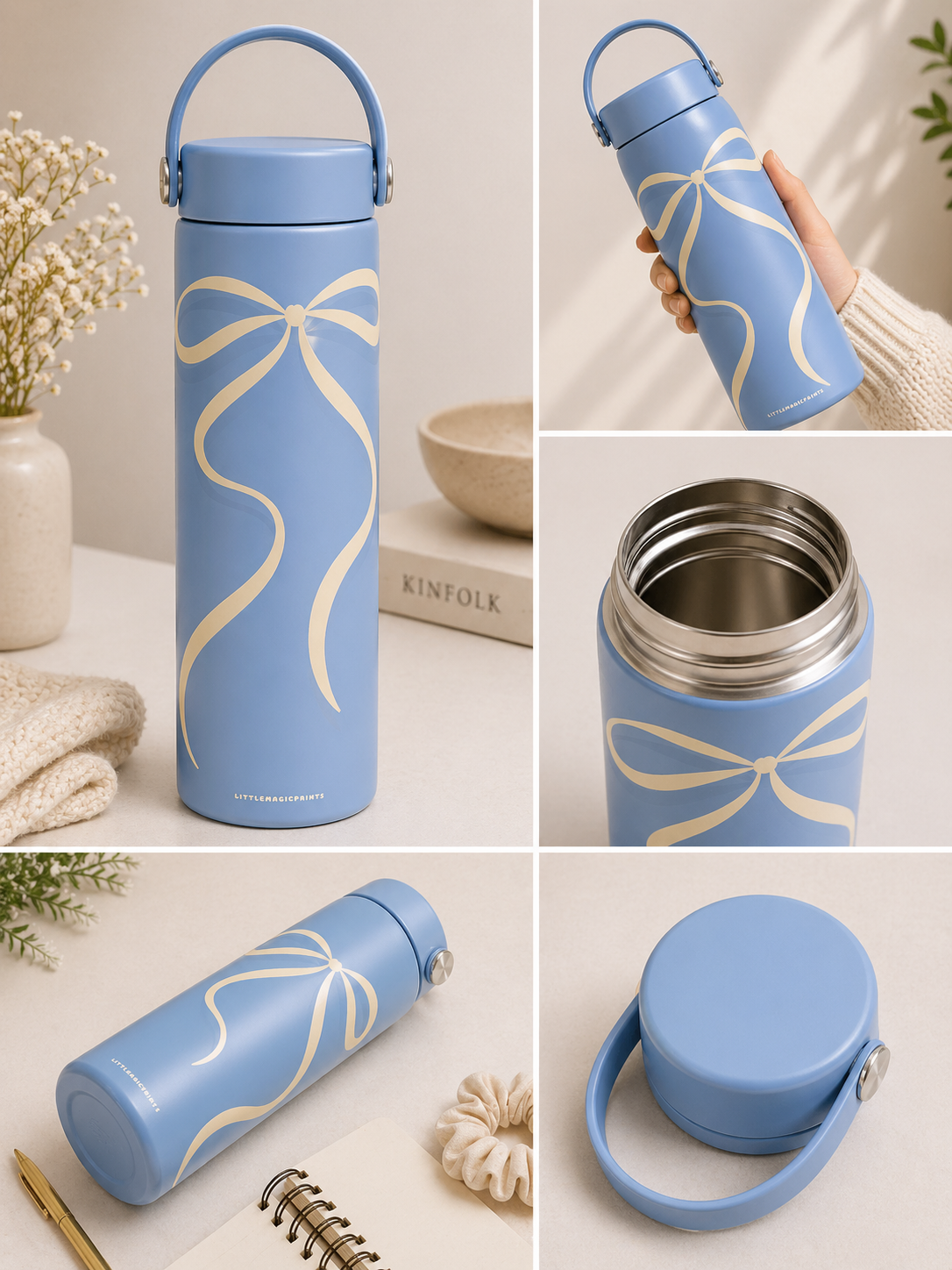 Blue Ribbon Bottle -Premium 500ml Insulated Bottle