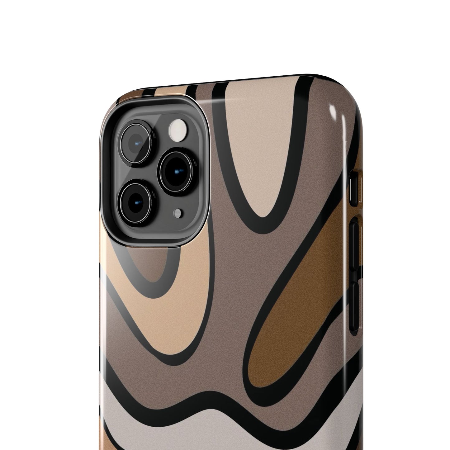Retro Abstract Swirl Phone Case – 70s Aesthetic Vibes