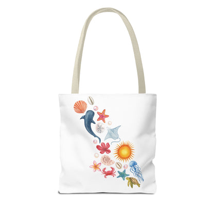 Here Comes the Sun - Cute Summer Tote bag for Beach Days