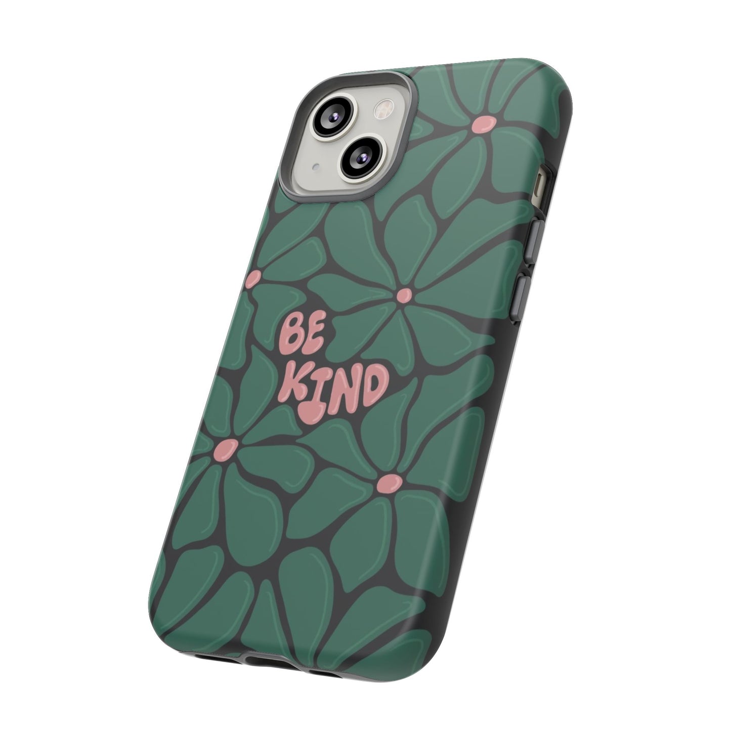 Be Kind Floral Phone Case – Protective & Stylish Case for iPhone/Android