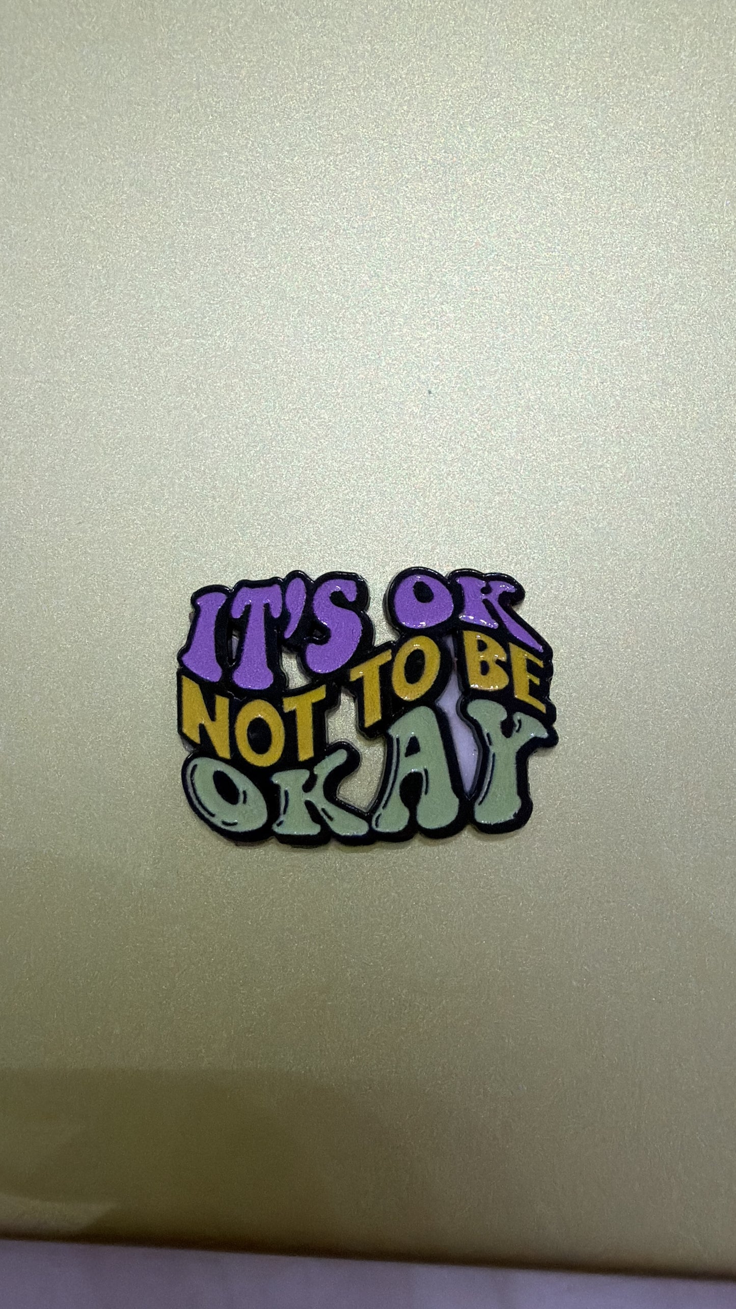 Mood & Quote Enamel Sticker