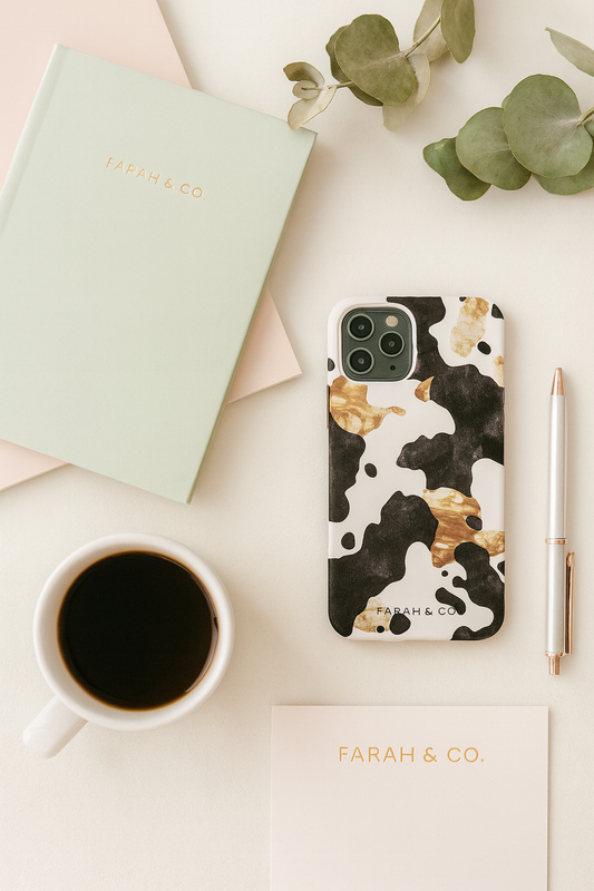 Cow Print Phone Case| Farah & co.