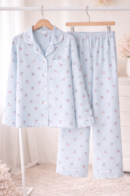 Cherry Blossom Pajama Set