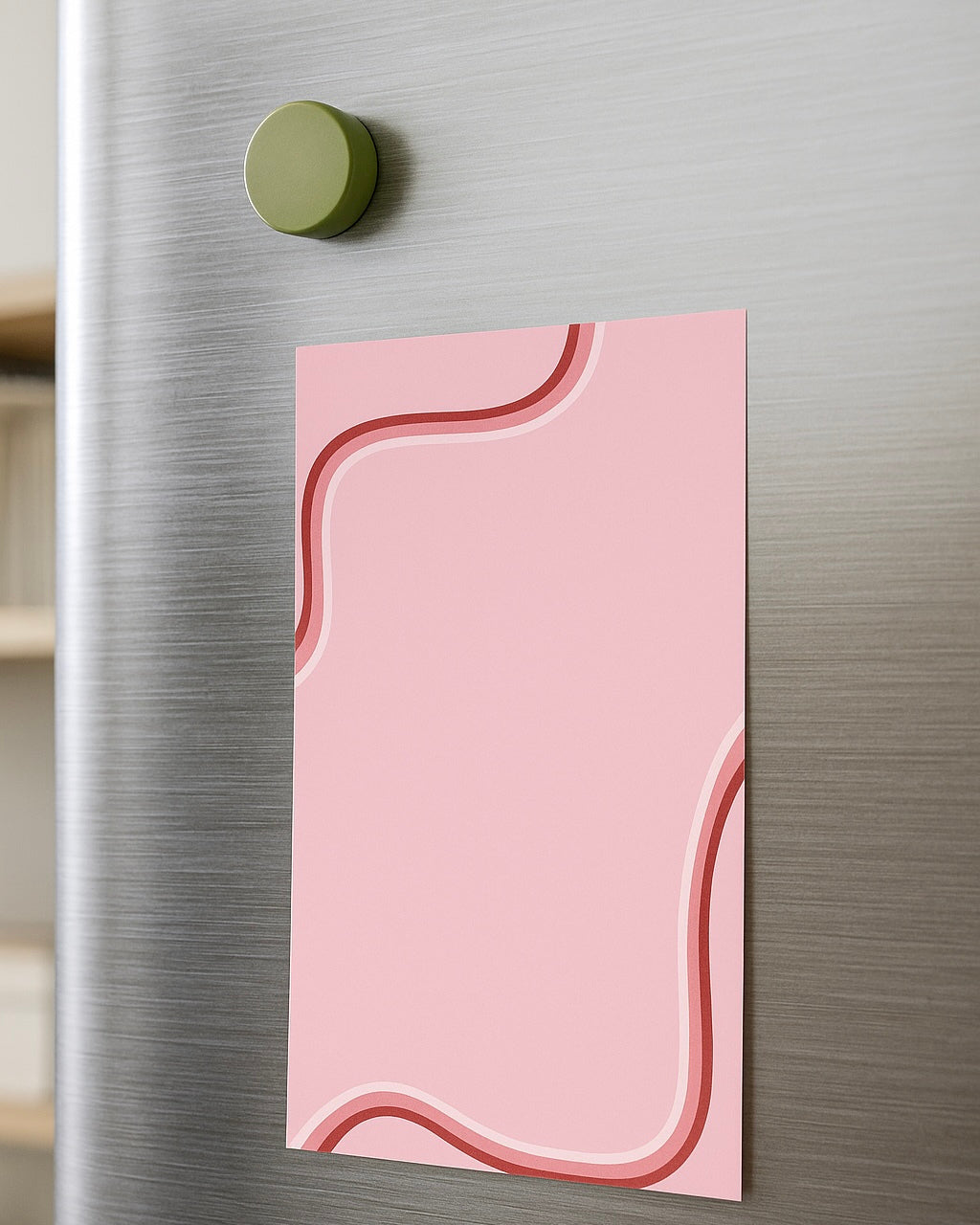 Pink Wave Notepad