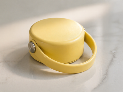 💛Butter Yellow Bow Tumbler – Trendy Aesthetic 500ml Bottle