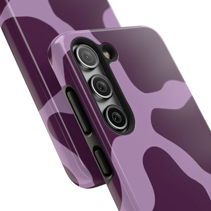 Lavender Moo Abstract Phone Case – Trendy Purple Aesthetic Cover