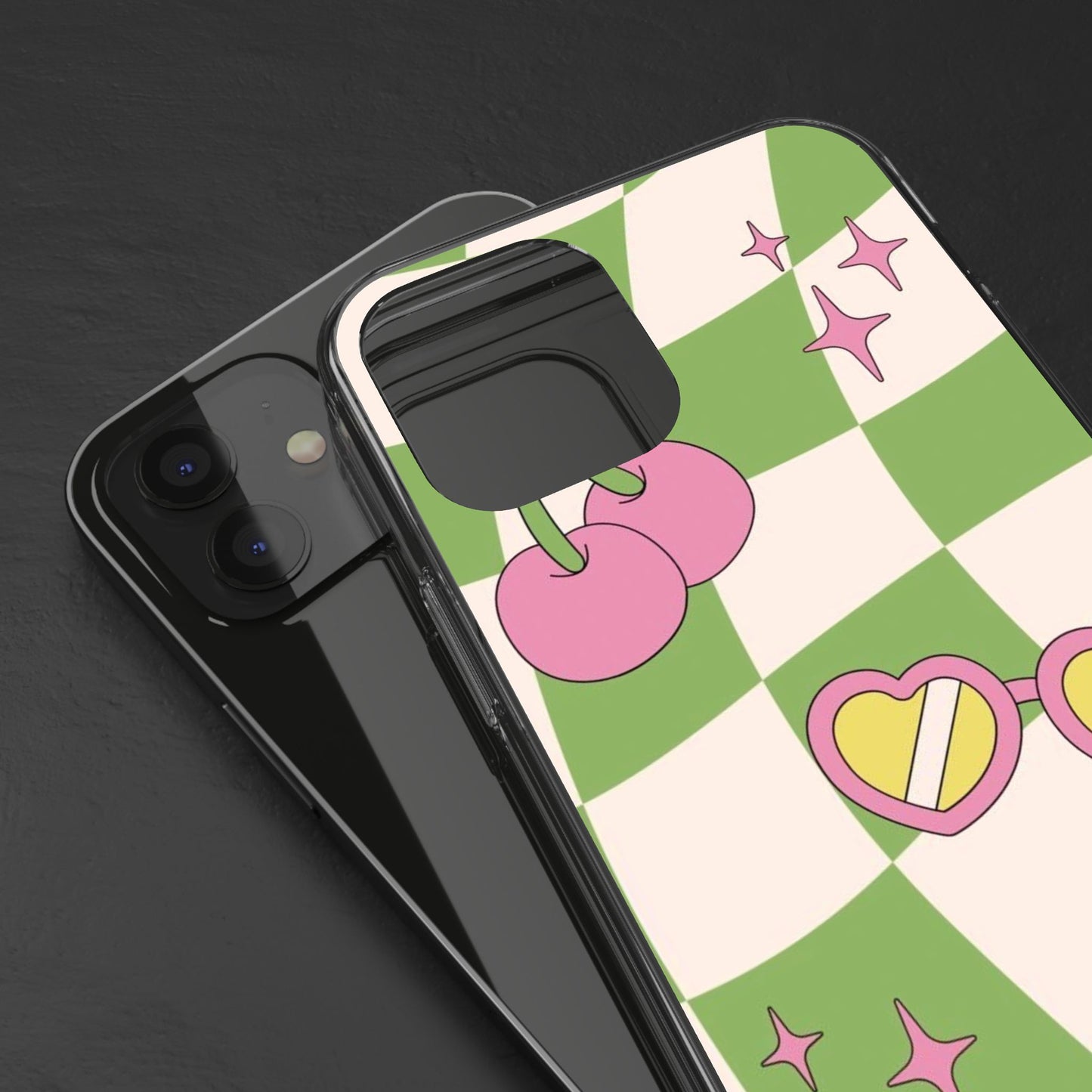 Retro Bloom Clear Phone Case