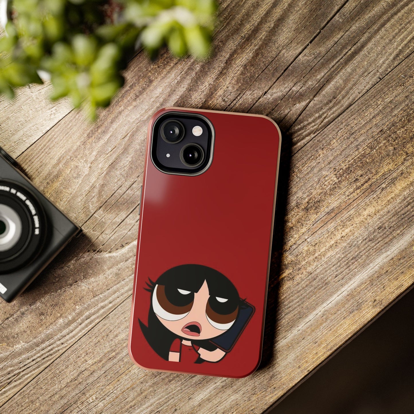 Blossom Red Powerpuff Phone Case | Cute Aesthetic Protective Cover