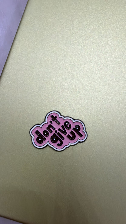Mood & Quote Enamel Sticker