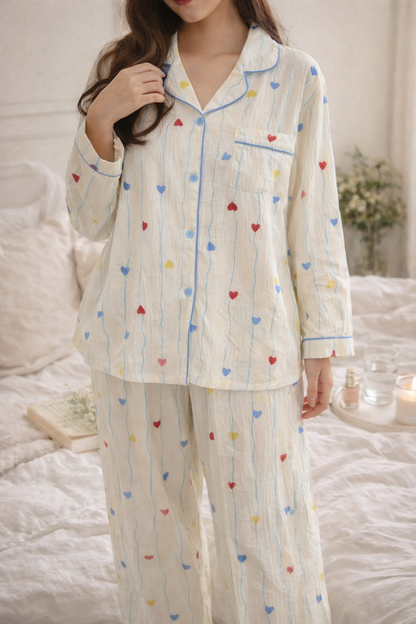 Sweet Hearts Pajama Set