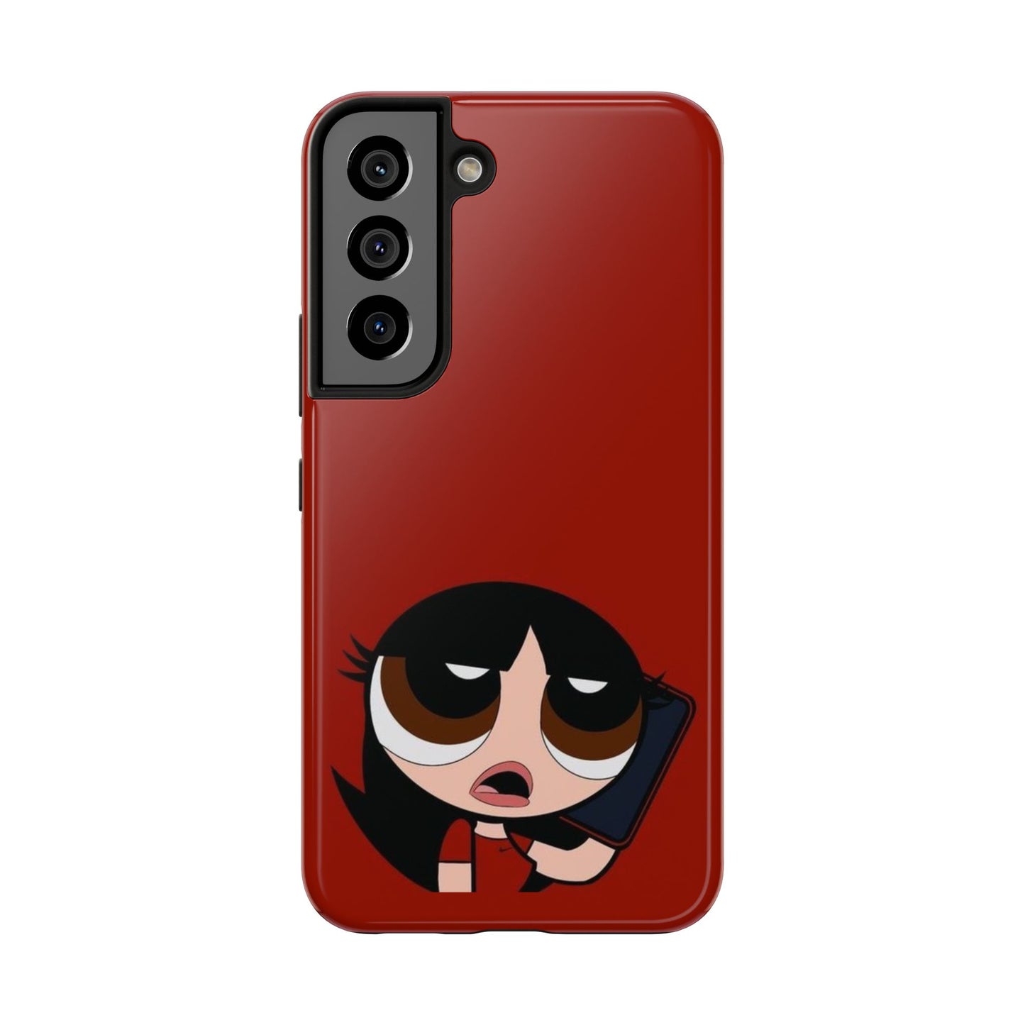 Blossom Red Powerpuff Phone Case | Cute Aesthetic Protective Cover