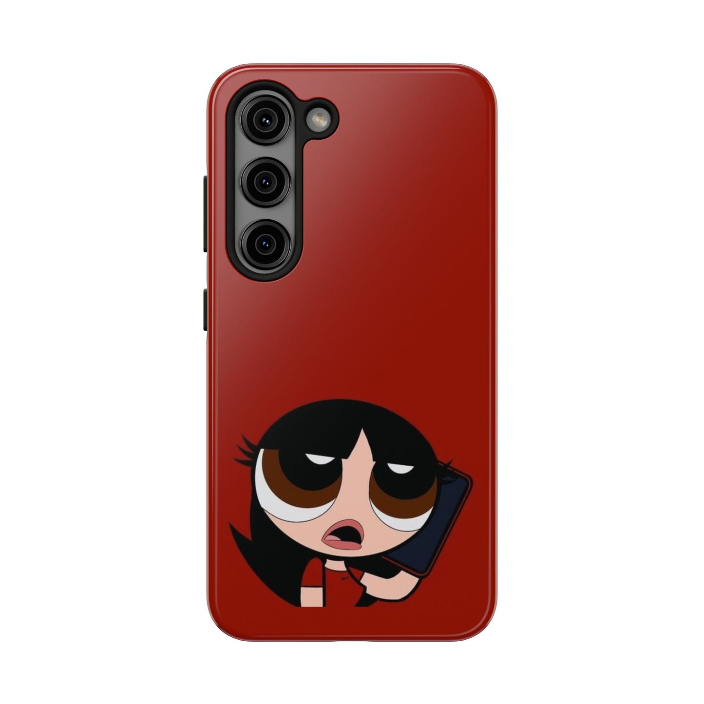 Blossom Red Powerpuff Phone Case | Cute Aesthetic Protective Cover