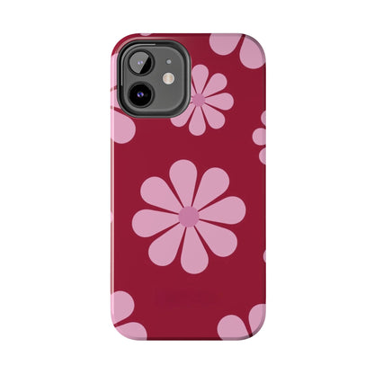 Pink Daisy Pop Phone Case – Bold Floral Aesthetic Cover