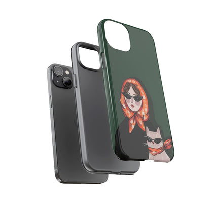 Lady & Cat Chic Phone Case