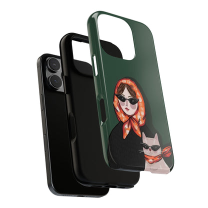 Lady & Cat Chic Phone Case